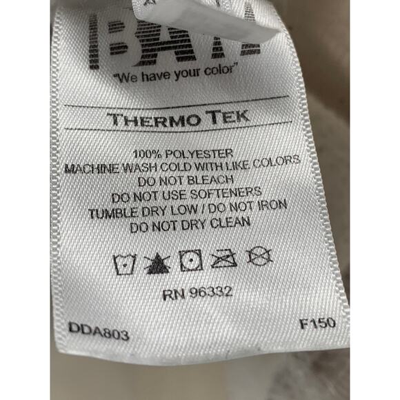 BAW Unisex Adult White Casual Classic-Fit Thermotek Pullover Hoodie SZ L - Picture 9 of 11